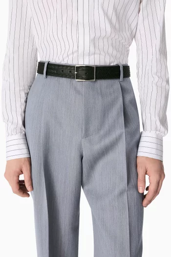 Belt in Intrecciato Piccolo Leather
