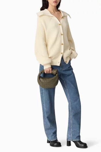 Mini Jodie Bag in Intrecciato Leather