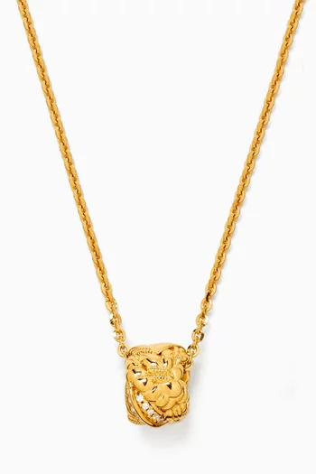 Intreccio Pendant Necklace in 18kt Gold-finish Sterling Silver