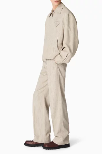 جاكيت فضفاض بنمط كيمونو فيسكوز وحرير