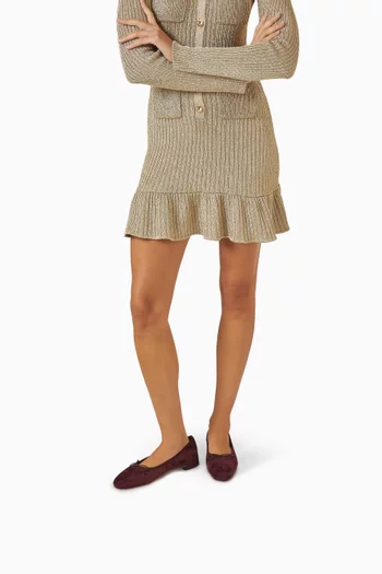 حذاء باليرينا سويتي جين جلد عجل مخملي