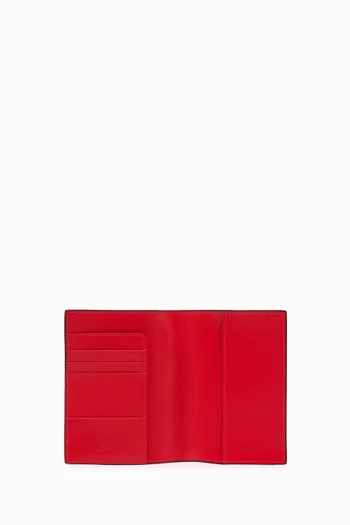 Funky Spike Passport Holder in Leather