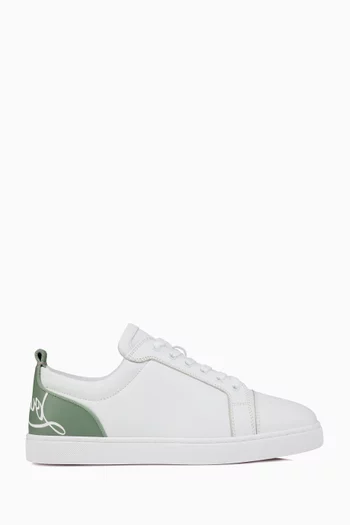 Fun Louis Junior Sneakers in Calf Leather
