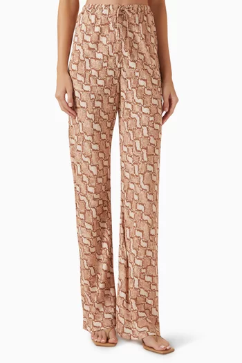 Koa Drawstring Pants in Viscose