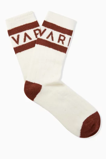 Spencer Socks in Boucle-effect Yarn