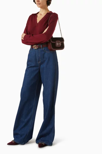 حقيبة نانو بحلية لجام الحصان 1955