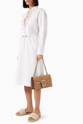 Medium Dionysus Shoulder Bag in Grainy Leather