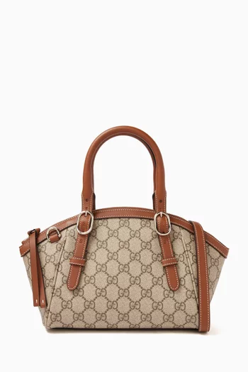 Mini Top-handle Bag in GG Canvas