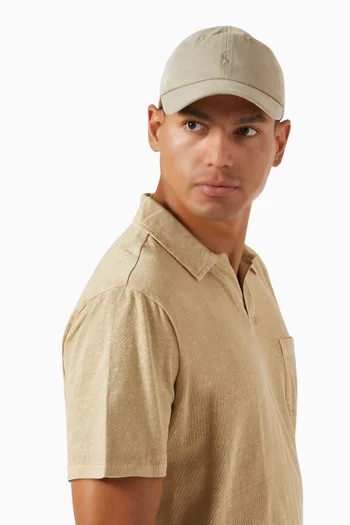 Logo-embroidered Baseball Cap in Canvas