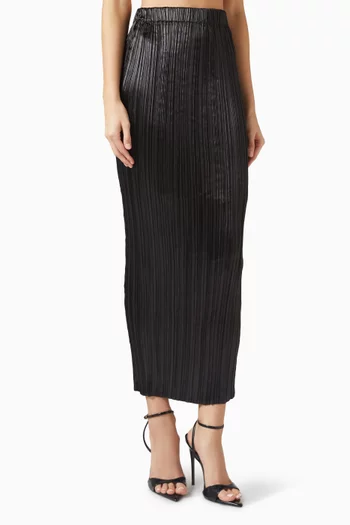 تنورة بقصة ضيقة بطيّات بليسيه