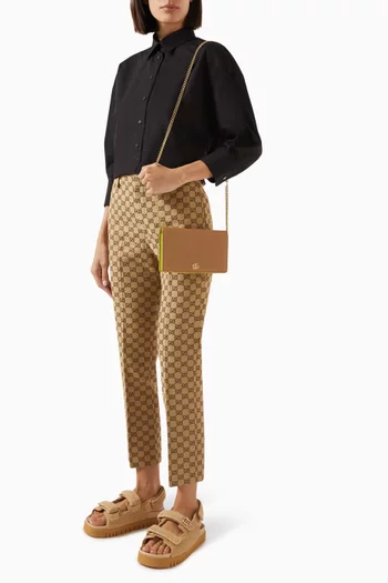 GG Marmont Wallet on Chain in Leather