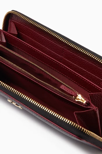 GG Marmont Continental Zip Wallet in Leather