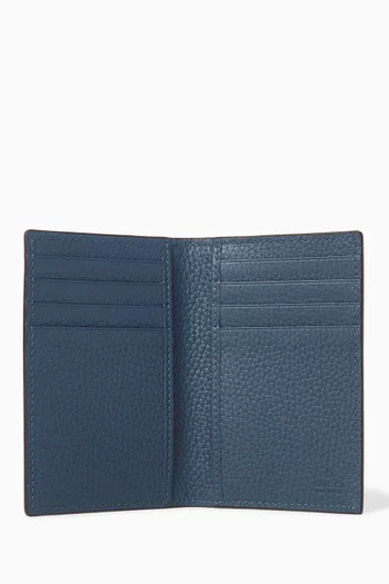 Long Card Case in Grainy Leather
