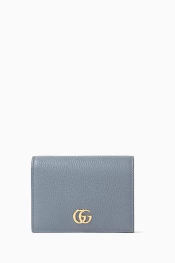 Mini GG Marmont Wallet in Leather