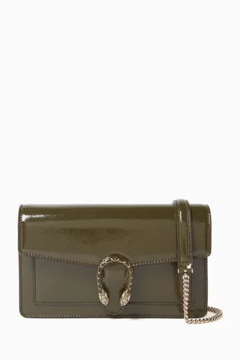 Dionysus Wallet on Chain in Patent Leather