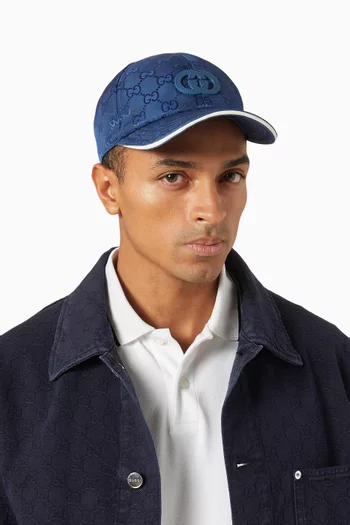 GG Baseball Cap in Nylon