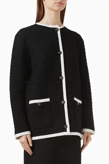 كارديغان بنمط سترة تويد