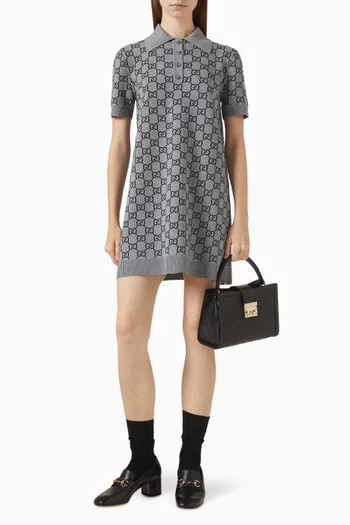 Polo Mini Dress in GG Wool