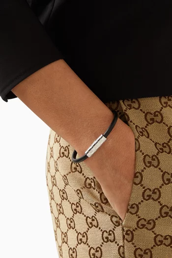 GG Bracelet in Leather