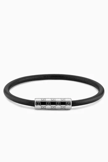 GG Bracelet in Leather