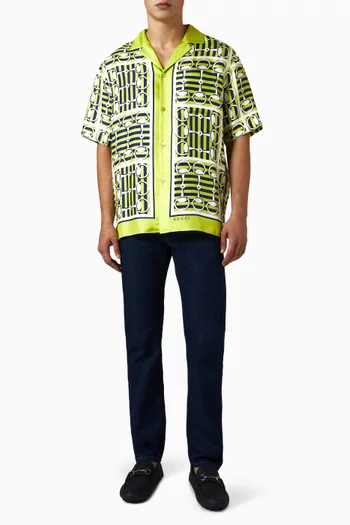 Bowling Shirt in Silk-twill