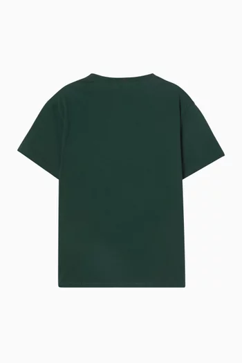 Graphic Logo T-shirt in Cotton