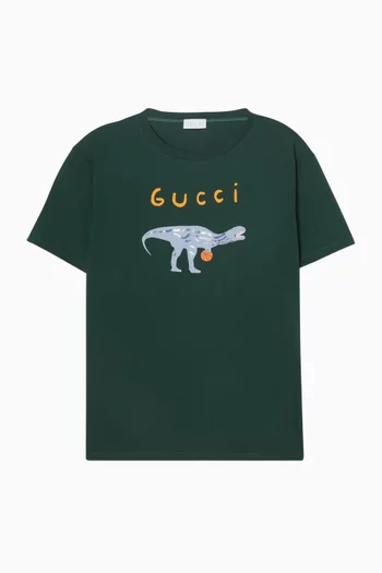 Graphic Logo T-shirt in Cotton