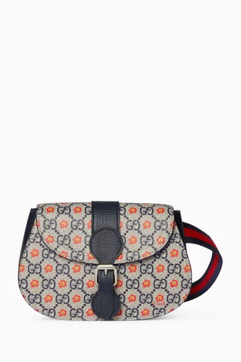 حقيبة خصر بنقشة حرفي GG قنب