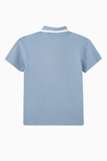 Logo Polo Shirt in Cotton