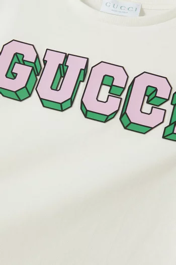 تي شيرت بشعار الماركة قطن