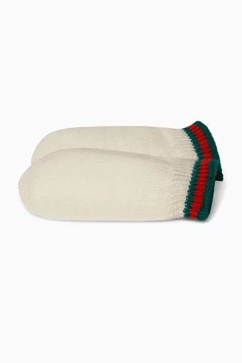 Knitted Gloves in Wool