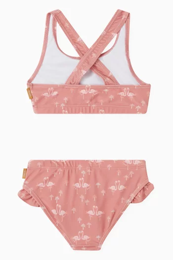 Graphic-print Bikini Set in Nylon