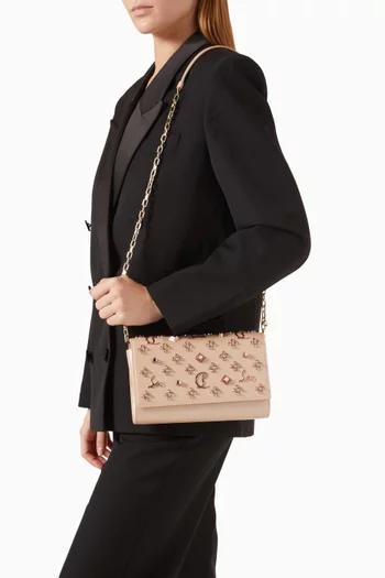 Paloma Pearlescent Clutch in Nappa Leather