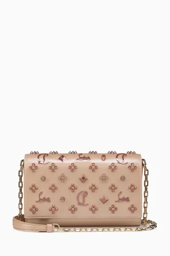 Paloma Pearlescent Clutch in Nappa Leather