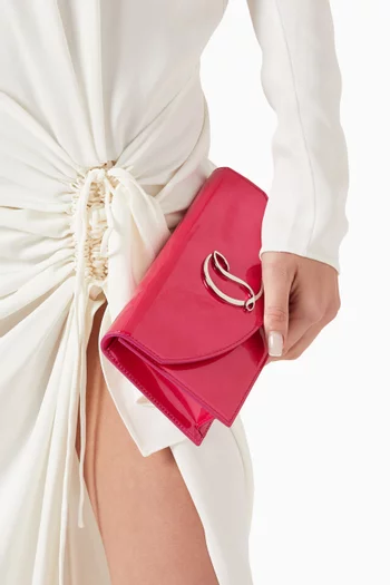 Loubi54 Clutch in Patent Leather