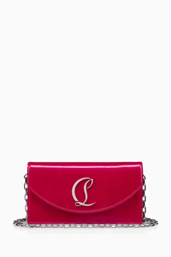 Loubi54 Clutch in Patent Leather