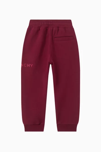 Logo Jogging Bottoms in Cotton