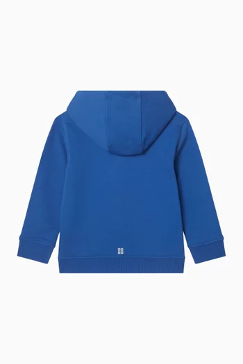 Logo-embroidered Hoodie in Cotton-fleece