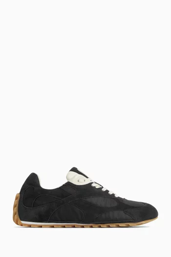 Orbit Flash Sneakers in Suede & Nylon