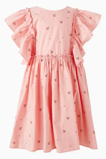 Evia Bow Dress in Organic Cotton