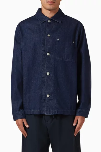Relaxed Overshirt in Denim