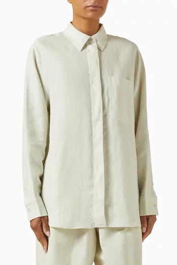 Oversized Shirt in Linen