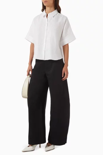 Boxy Shirt in Linen