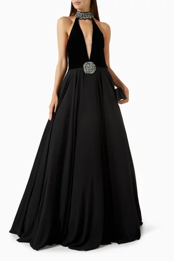 Bead-embellished Dress