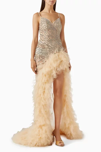 Bead-embellished Dress