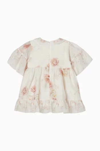 Frill Rose Dress