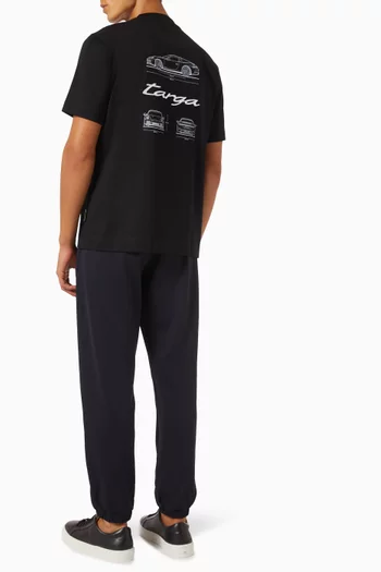 x Porsche Targa T-shirt in Mercerised Cotton