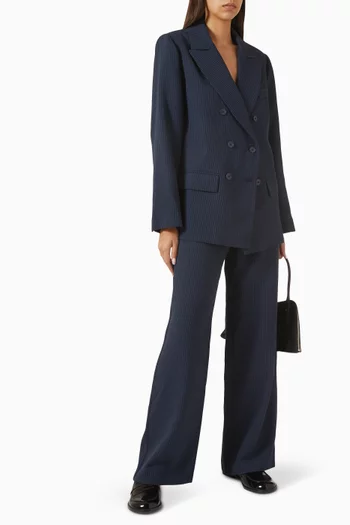 Aleko Wide-leg Pants in Denim