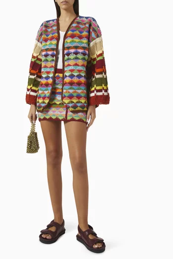 Mahalah Mini Skirt in Knit