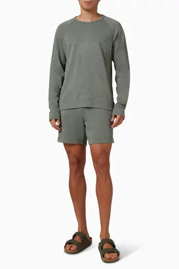 Crewneck Sweater in Slub Terry
